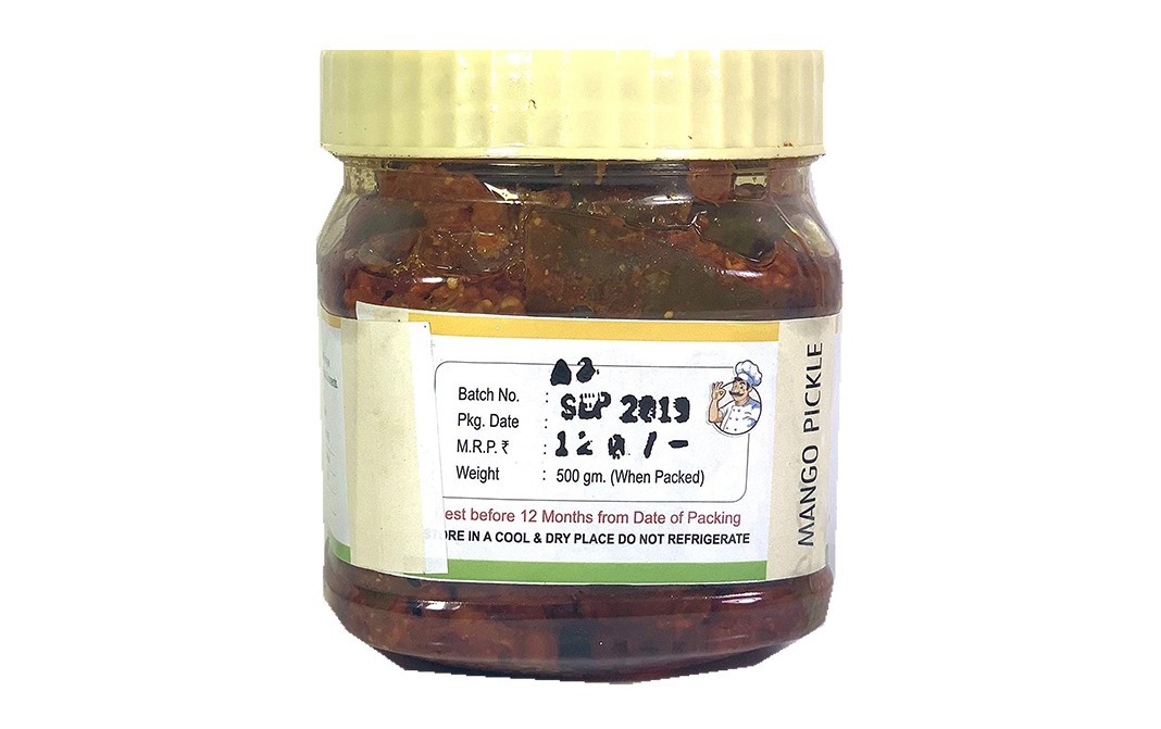 Gangawat Mango Pickle    Plastic Jar  500 grams